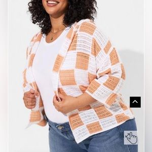 🆕Torrid Crochet Hoodie